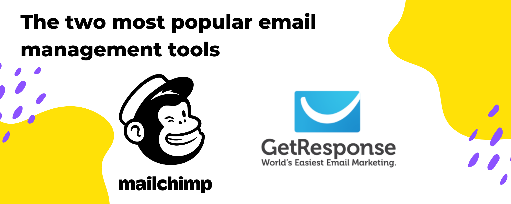 Mailchimp and GetResponse logo