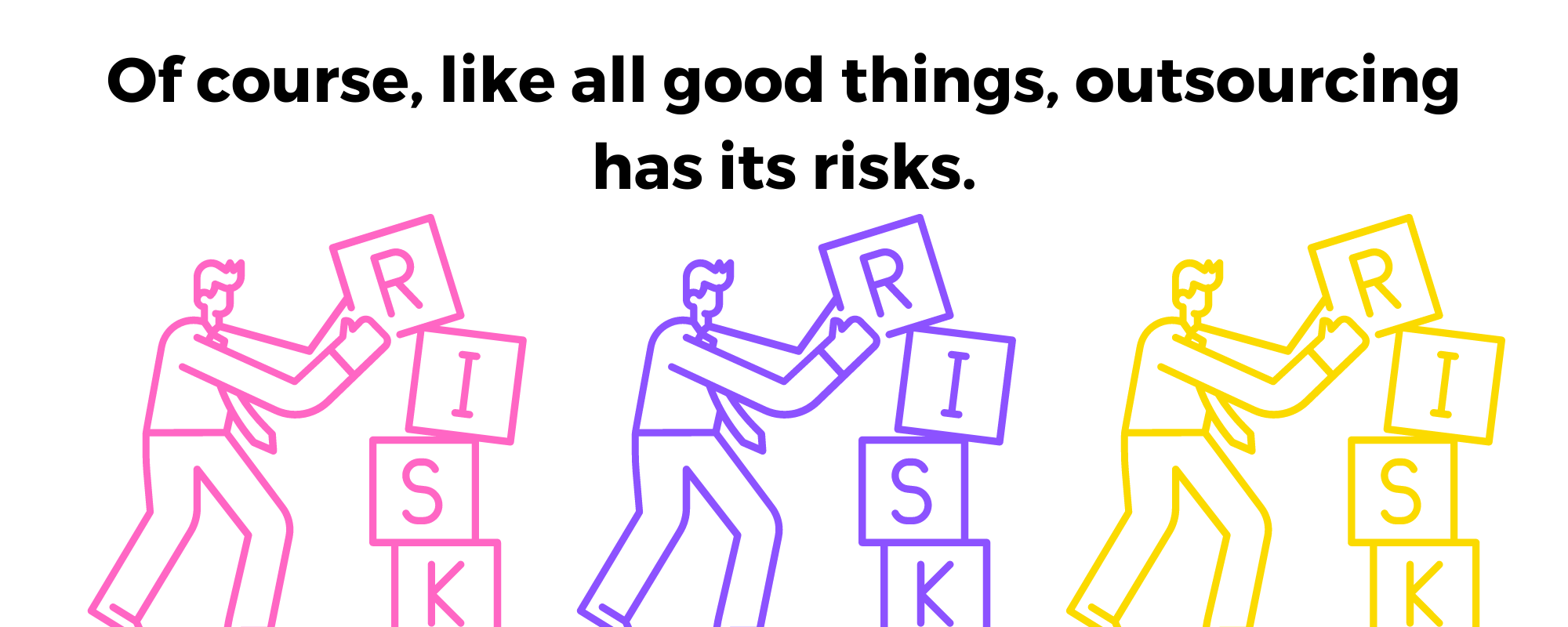 Stack of blocks with the letters forming 'risk'